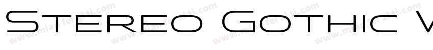 Stereo Gothic W01 75字体转换